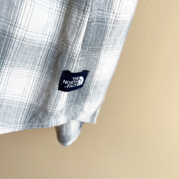 NORTH FACE Plaid Tanami Popover Top Shirt Size XL Short Sleeve - Picture 5 of 10